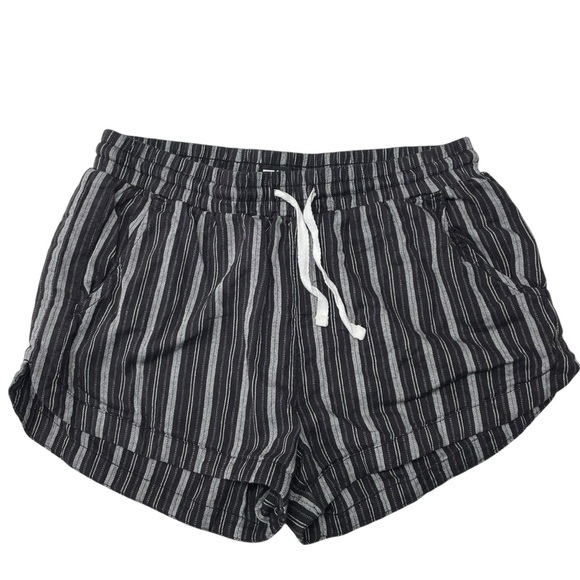 Billabong Road Trippin' Short Black and White Striped Size Small - Picture 4 of 11